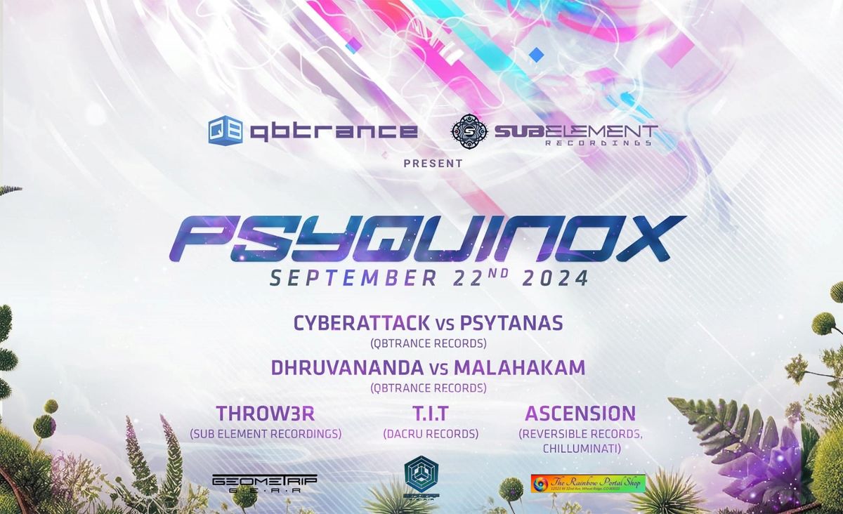 Psyquinox | Psytrance in Denver | Sept 22nd | Bear Creek Lake