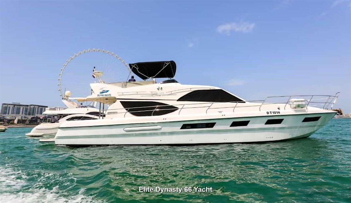 2-6 Hour Yacht Rental - Dynasty 66ft 2023 Yacht Rental - Dubai