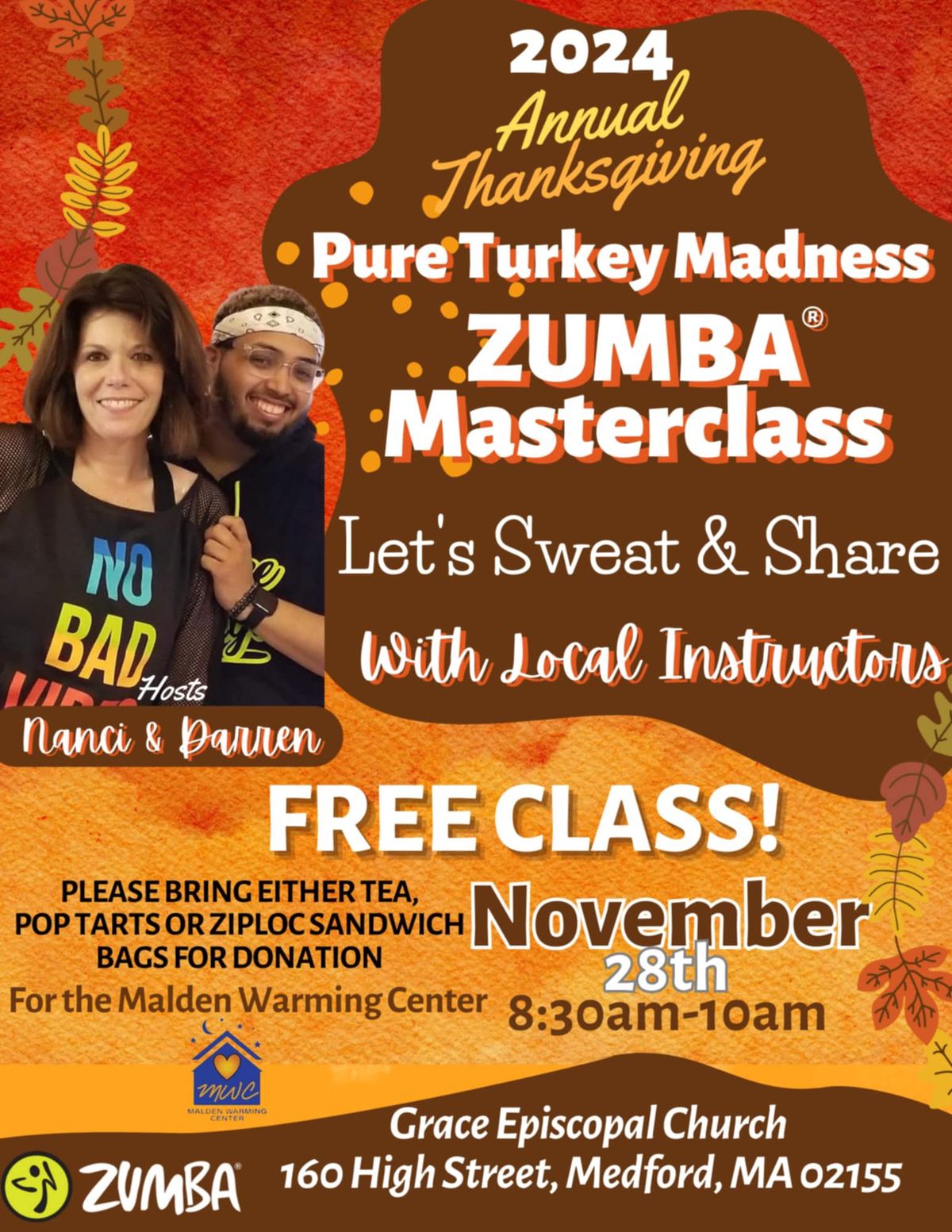 Pure Turkey Madness-Free Thanksgiving Zumba Class