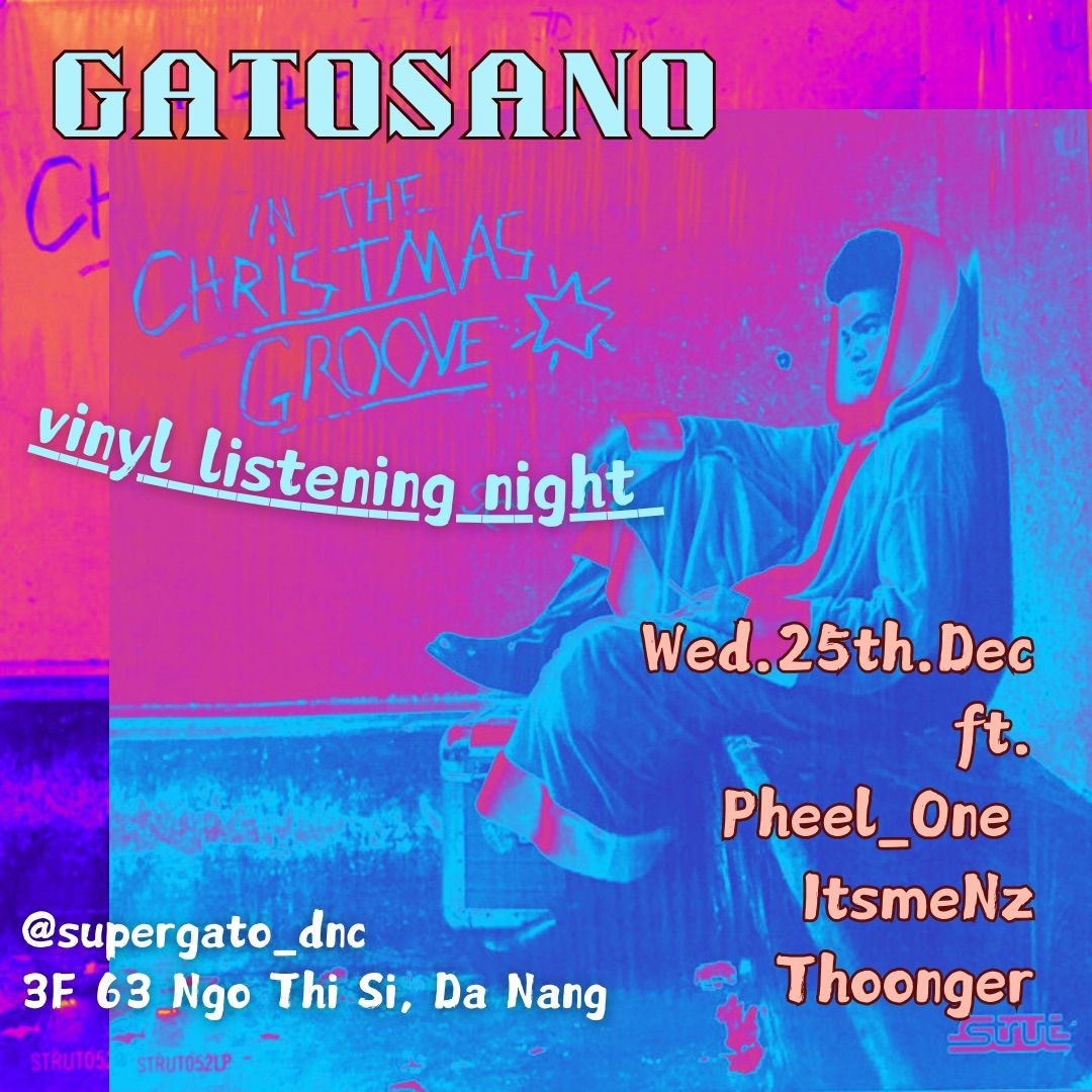 Supergato in.de Xmas Groove - Vinyl listening night ft Pheel-One, Nz & Thoonger