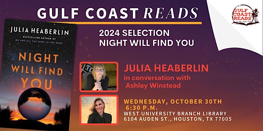 Gulf Coast Reads presents Julia Heaberlin