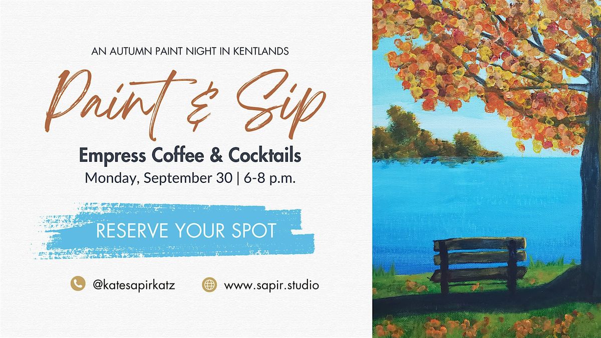 Kentlands Lake Paint & Sip (Drink Included!)