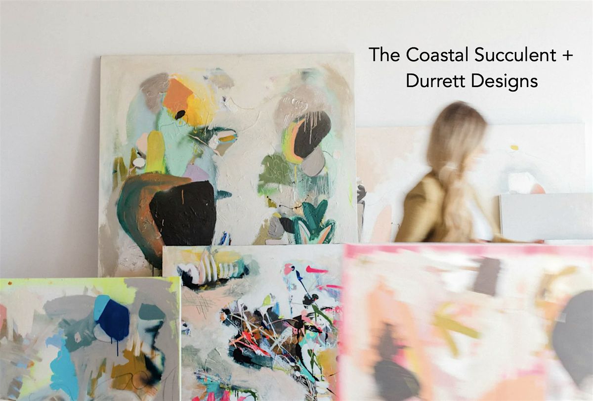 The Coastal Succulent + Durrett Designs by SYD Acrylic Painting Workshop