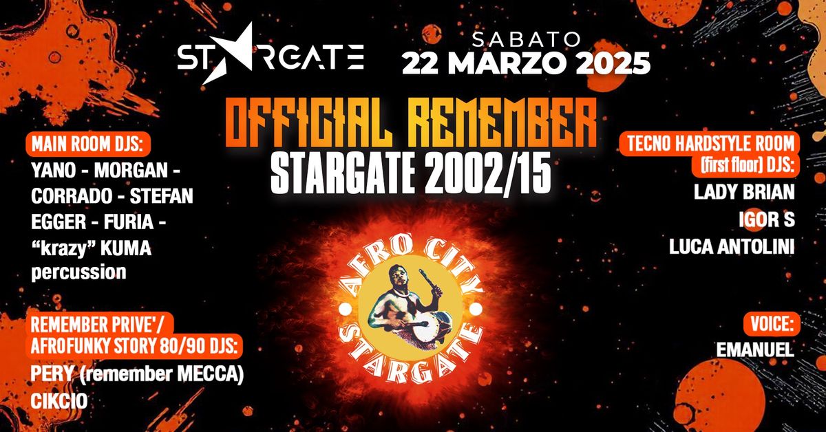 Official Remember 2002-2015 \u2022 Discoteca Stargate (VR)