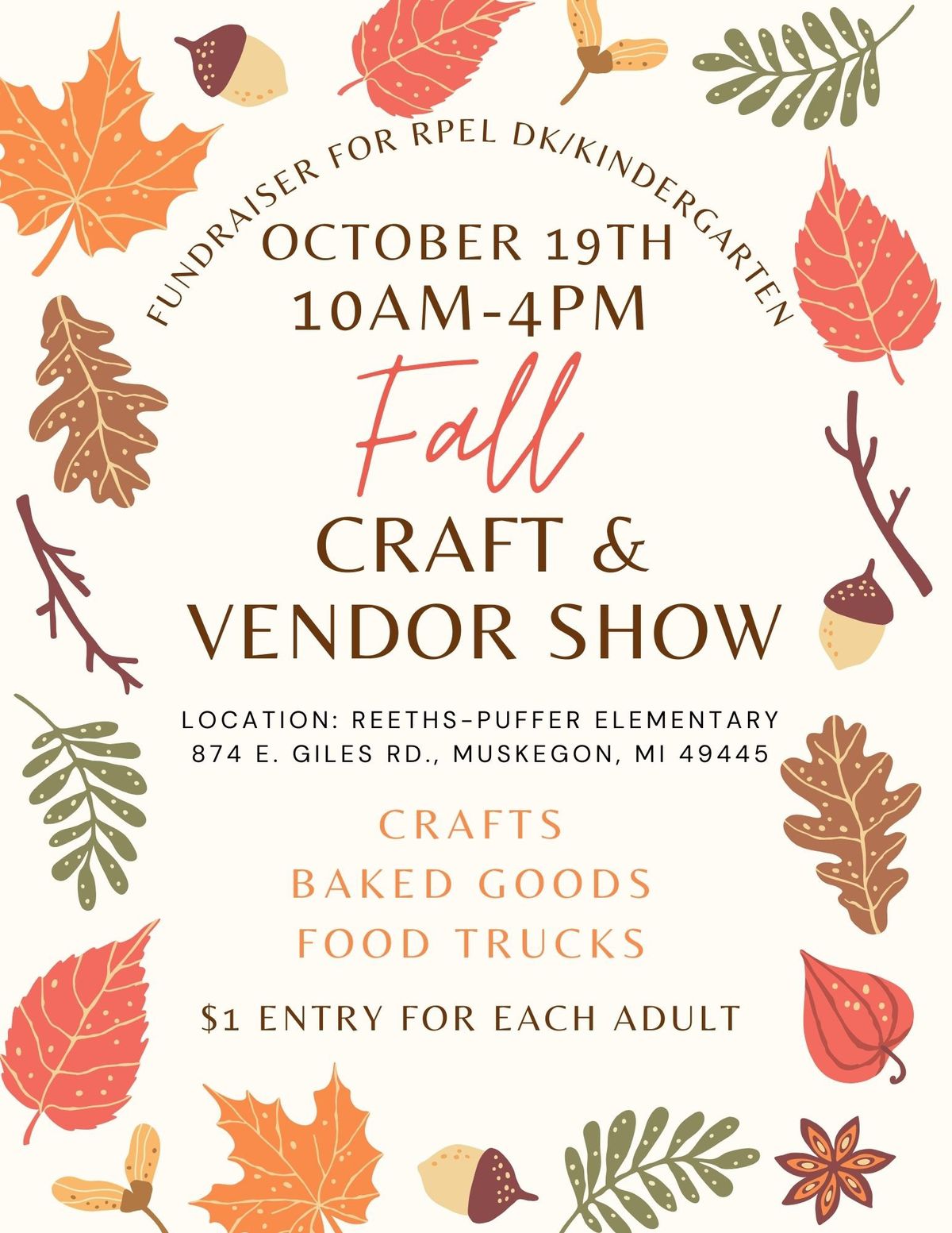 RPEL Fall Craft & Vendor Show