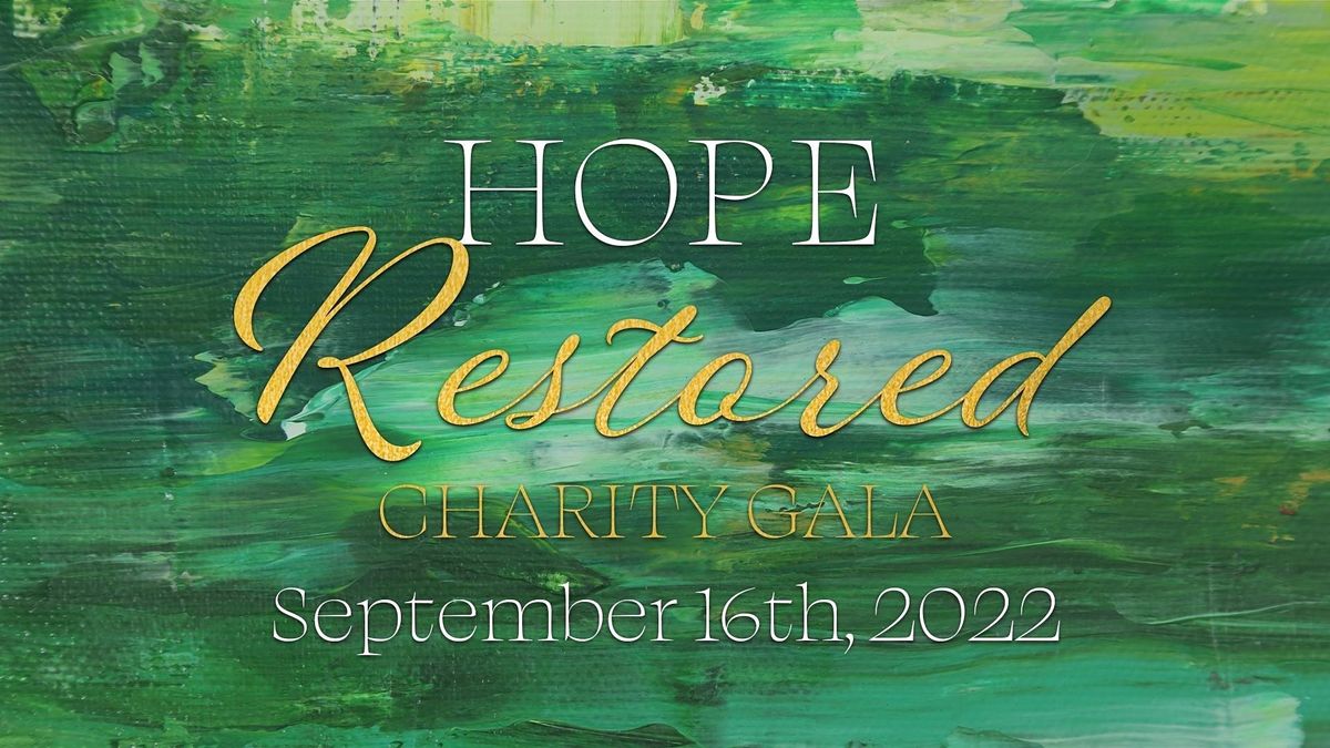 Hope Restored Gala 2022, The Journey Church, Lebanon, 16 September 2022