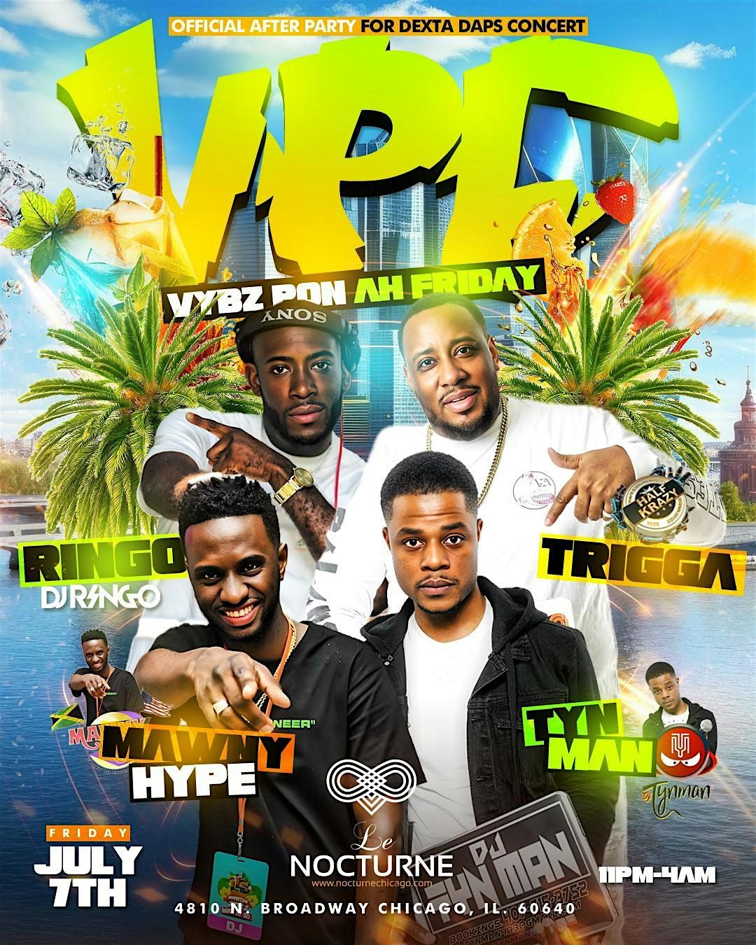 VYBZ PON AH FRIDAY: DEXTA DAPS OFFICIAL AFTERPARTY