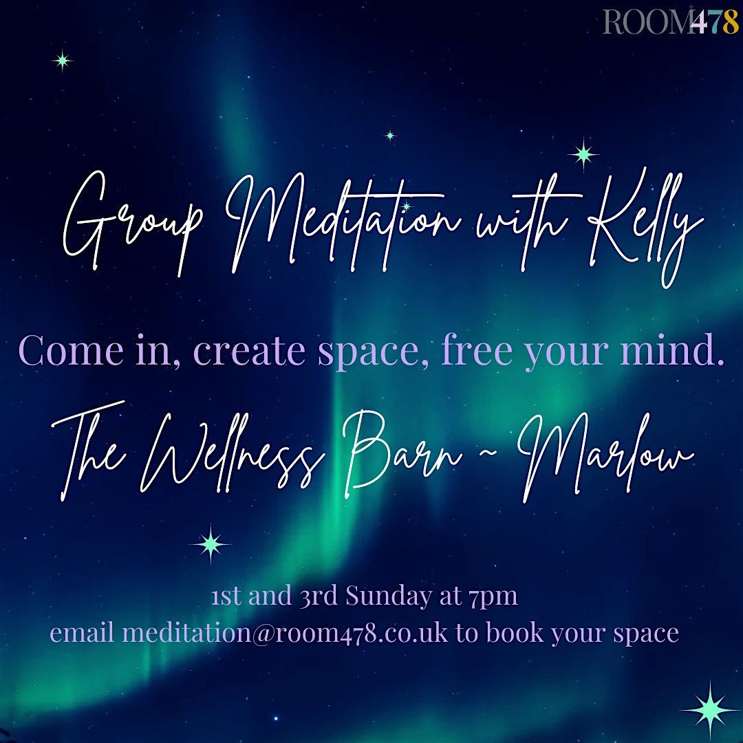 GROUP MEDITATION - Come in, Create Space, Free Your Mind.  1st & 3rd Sunday