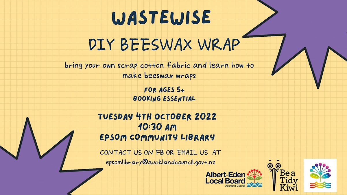 WASTEWISE DIY BEESWAX WRAP [AGE 5+ ]