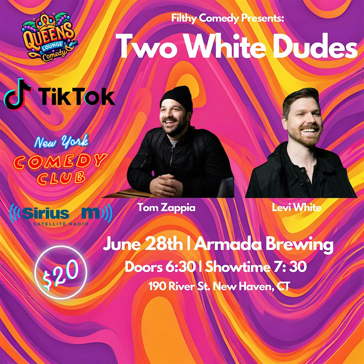 Live Standup Comedy at Armada Brewing Featuring Two White Dudes!