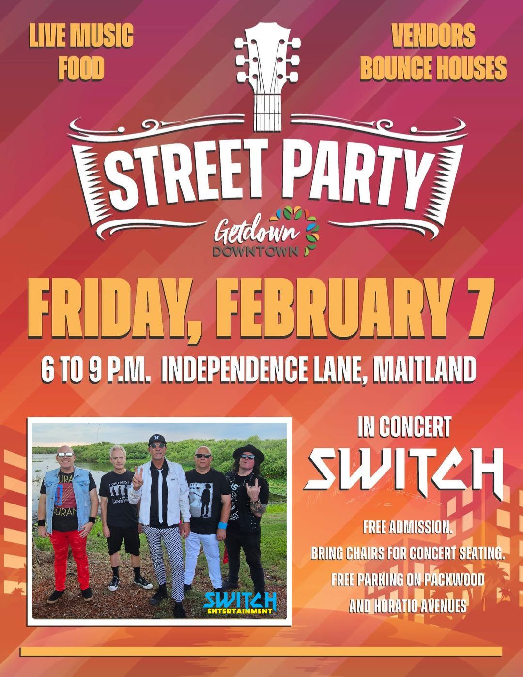 Getdown Downtown Maitland Street Party w\/ SWITCH Back to the 80s