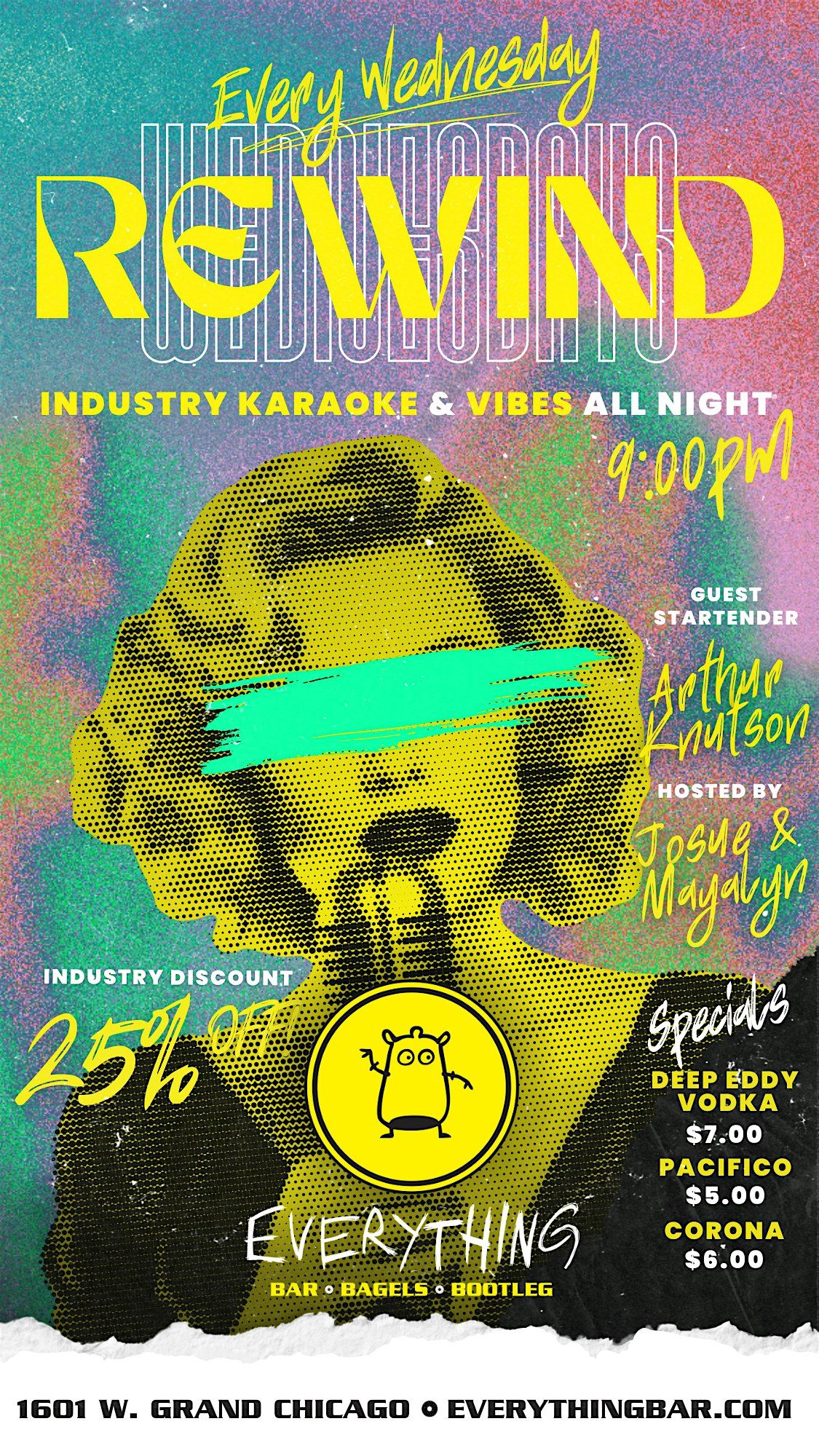 Karaoke Wednesday + Industry Night @EverythingBarChicago