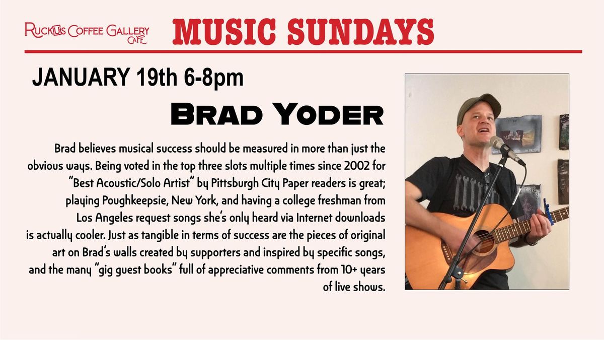 Sunday Night Music - Brad Yoder