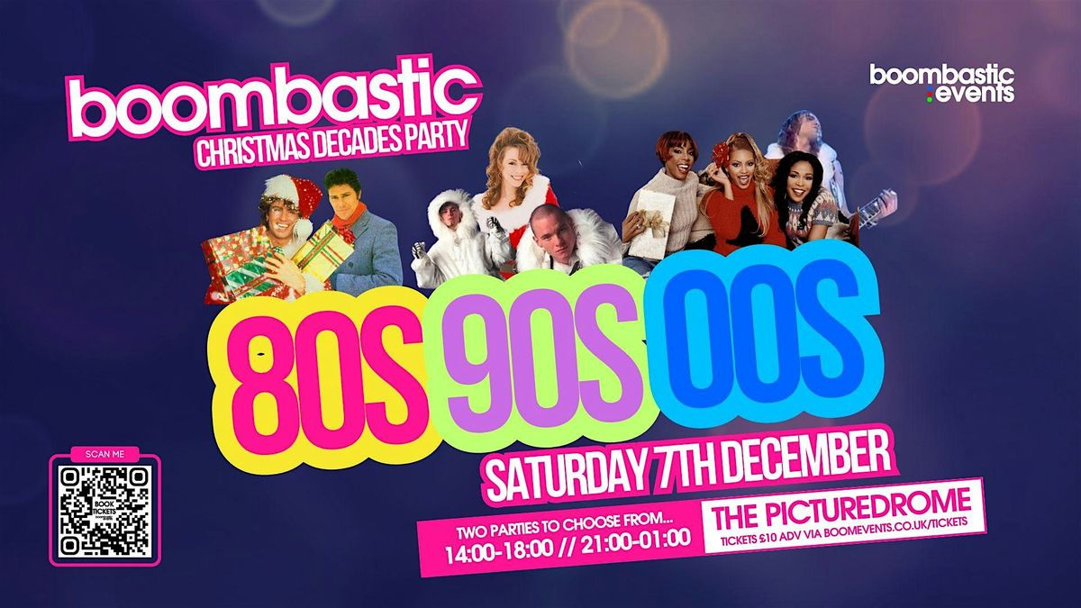 Boombastic Christmas Decades Party - 80s\/90s\/00s (2pm)