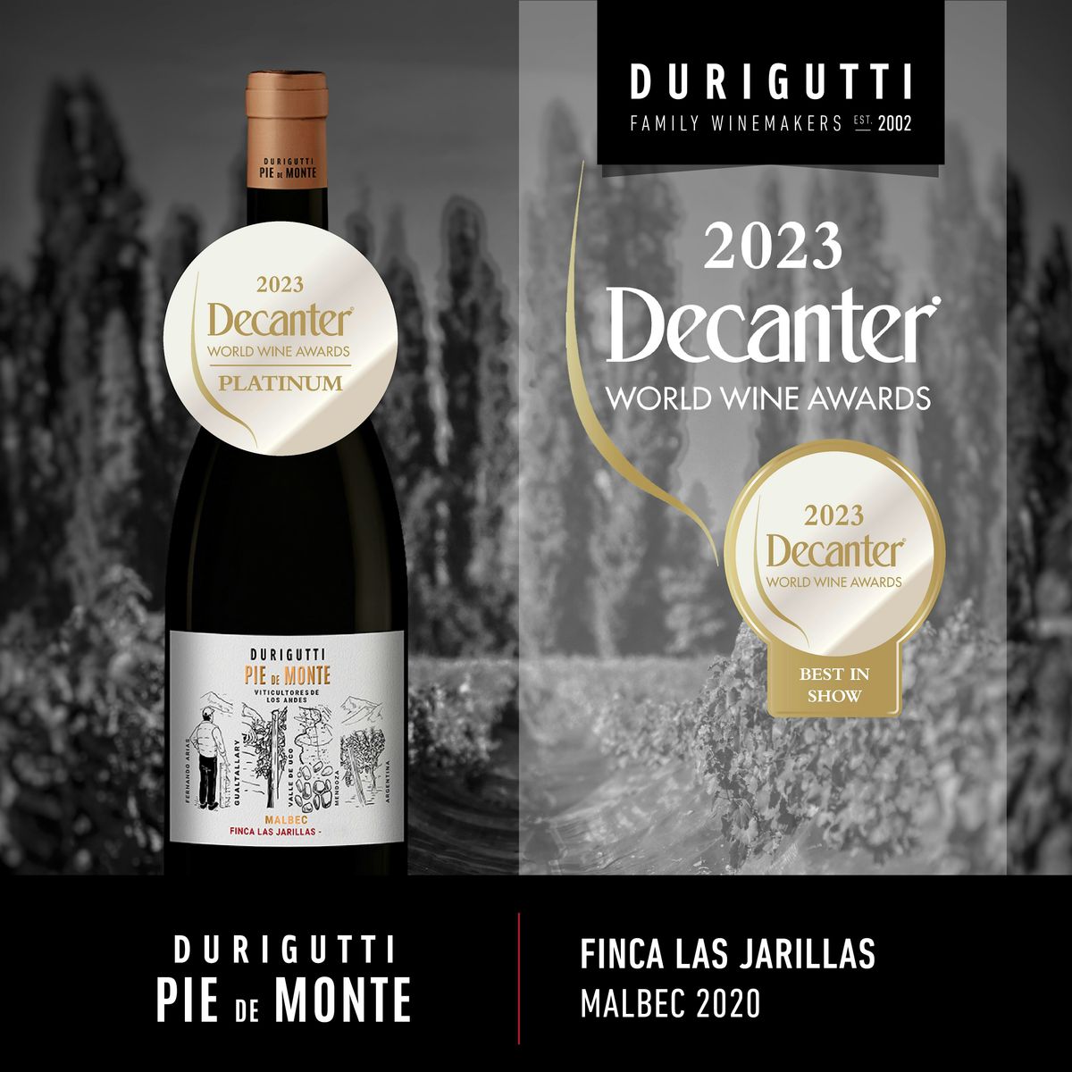 Discover an oasis of Durigutti wines from Uco Valley to Lujan de Cuyo