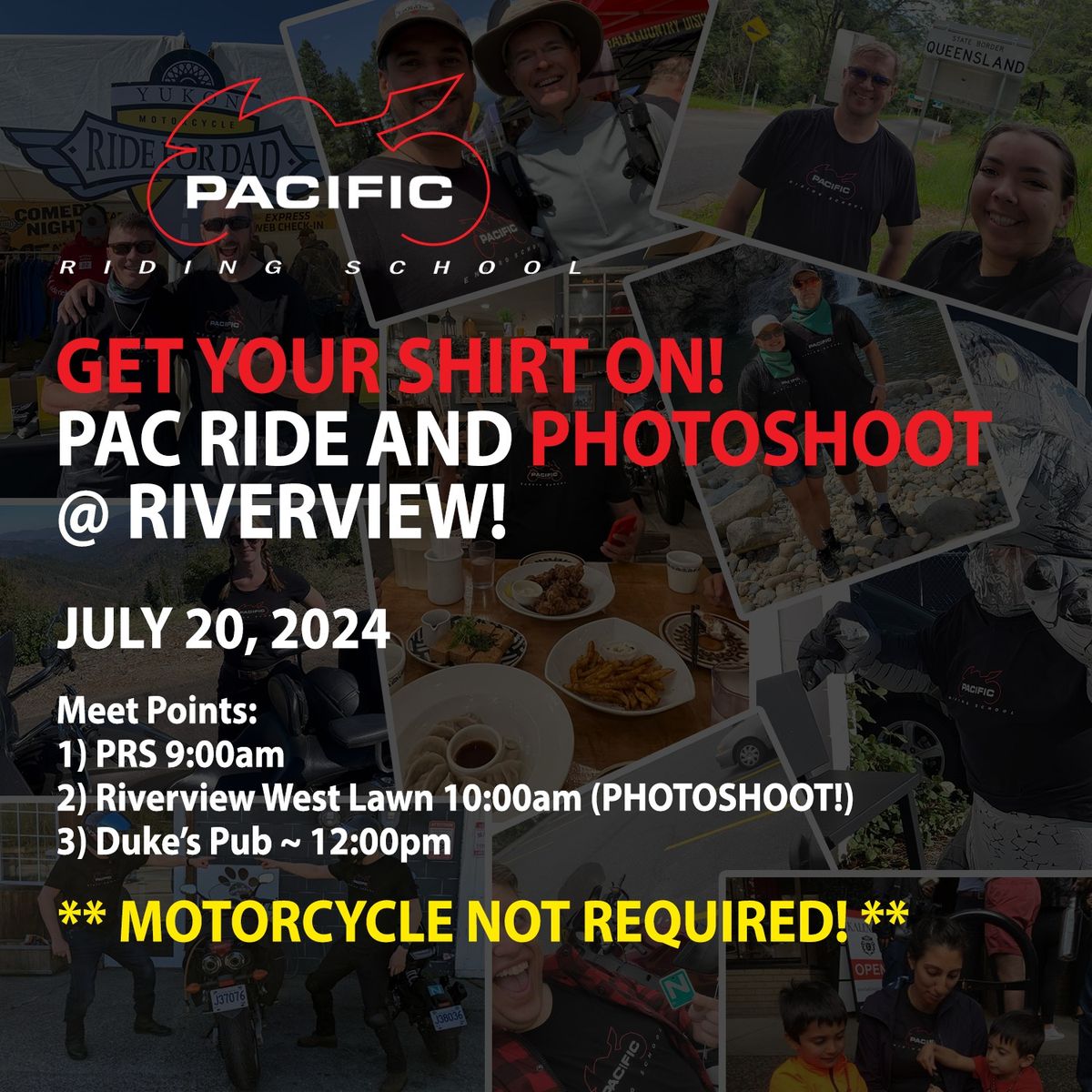 PAC Ride & T-shirt Photoshoot!