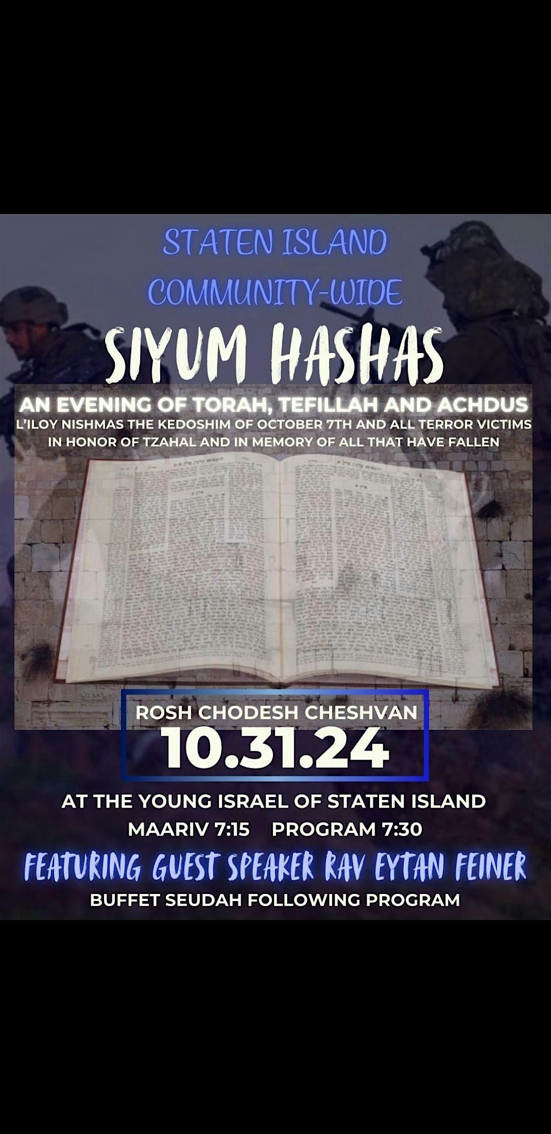 Community-Wide Siyum Hashas