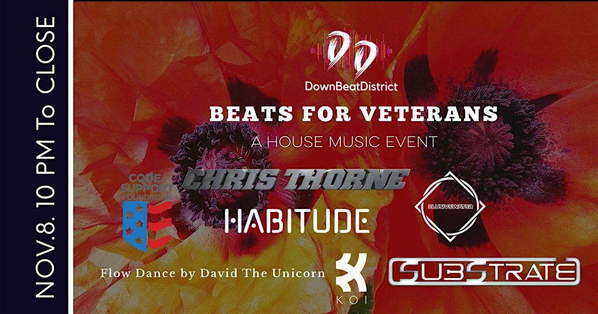 BEATS FOR VETERANS | A HOUSE MUSIC EVENT