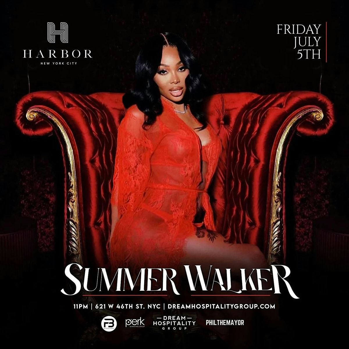 Summer Walker @ Harbor NYC July 5