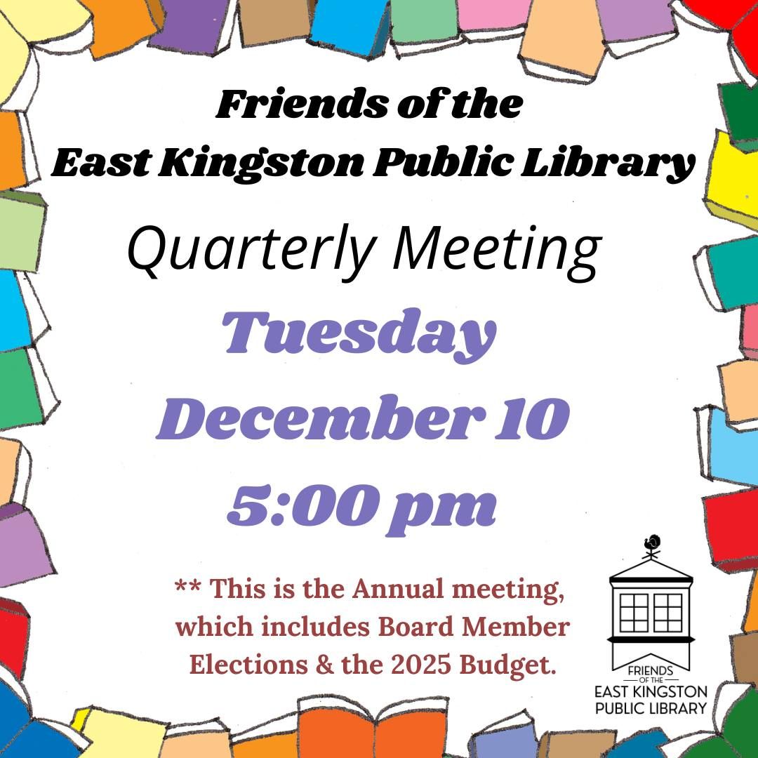 Friends of the East Kingston Public Library Annual Meeting