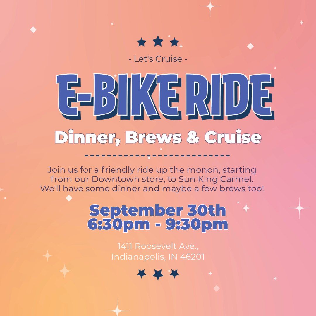 E-Bike Dinner Cruise