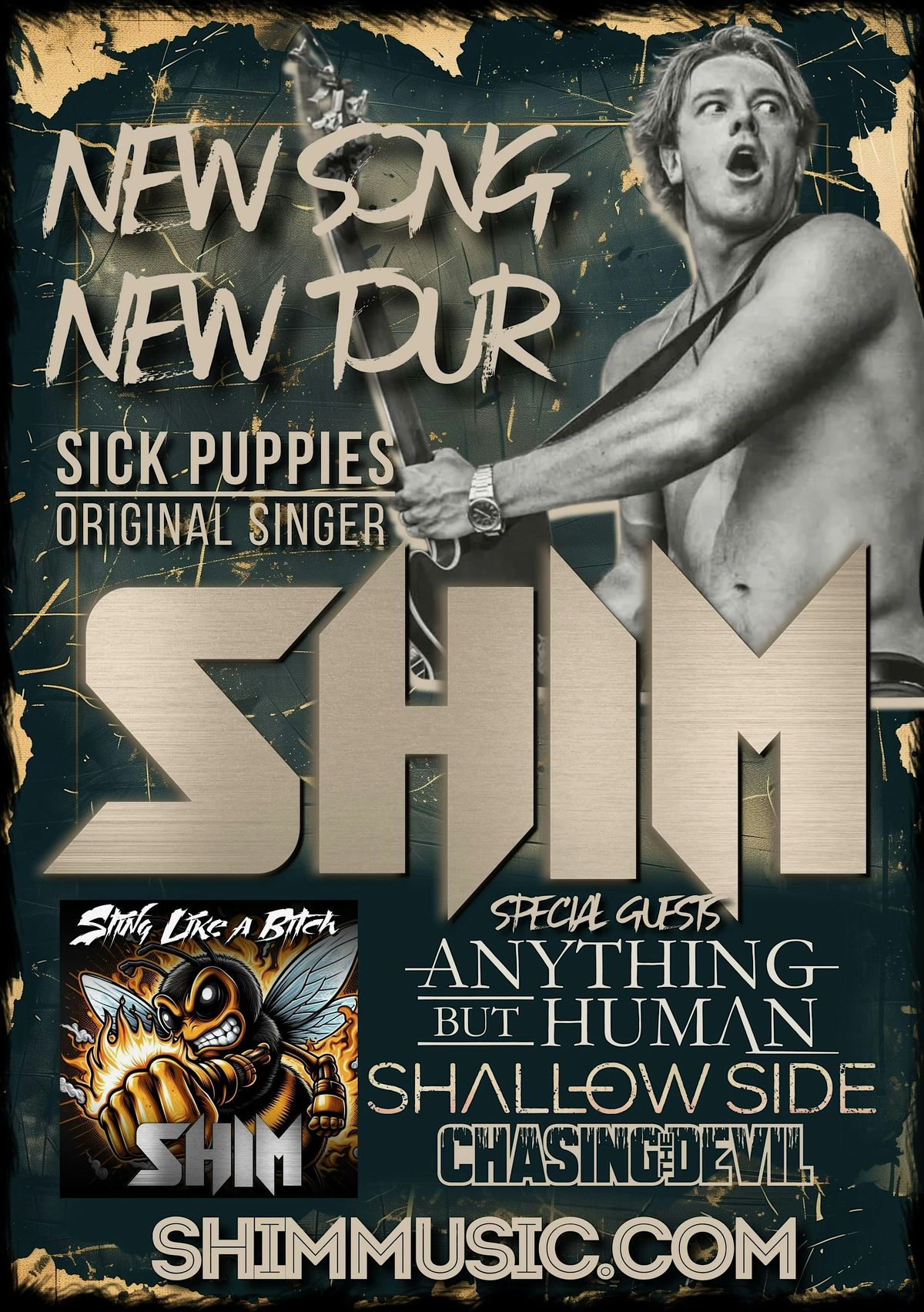 SHIM: Sick Puppies, Anything but Human, Shallow Side & Chasing the Devil