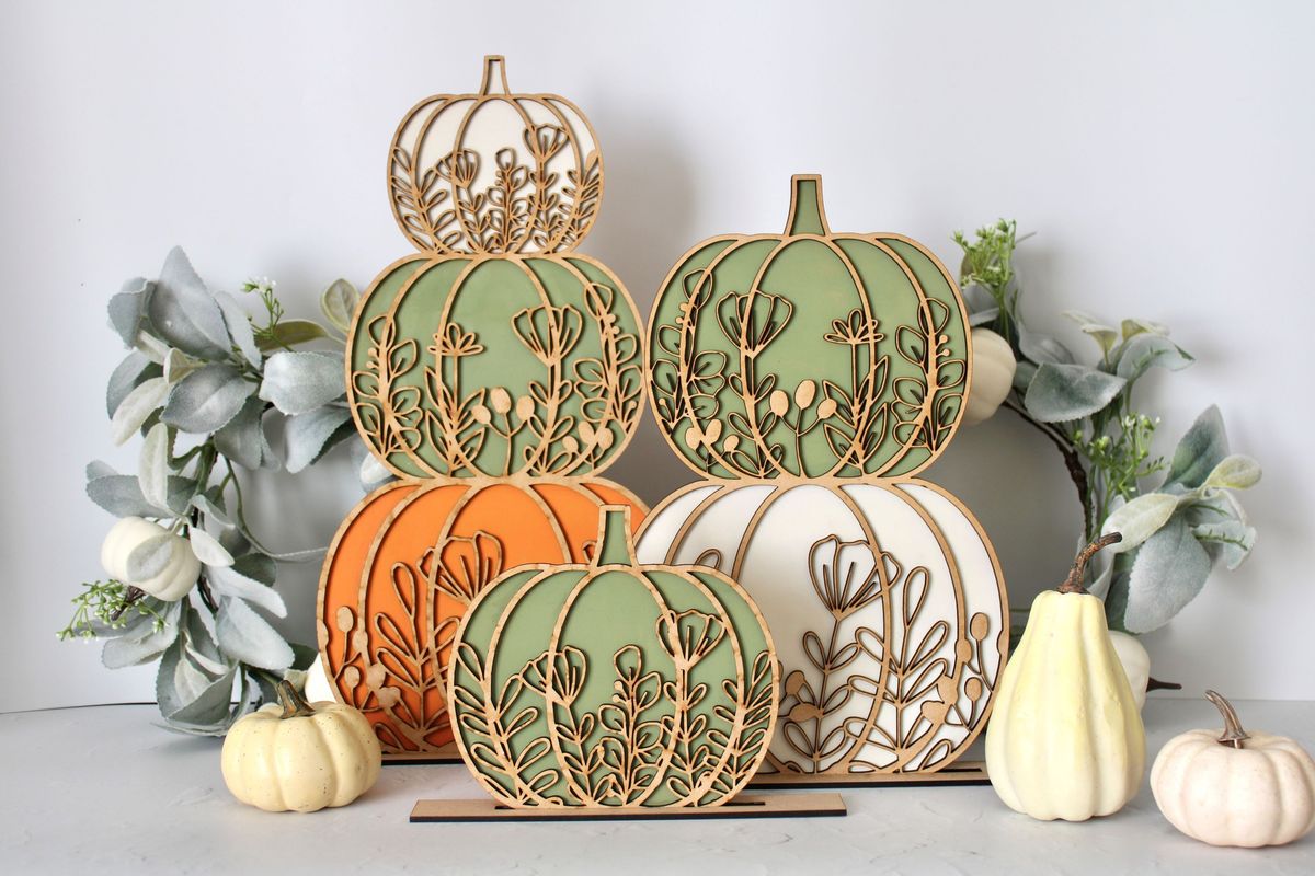 Stacked Pumpkin Trio Workshop