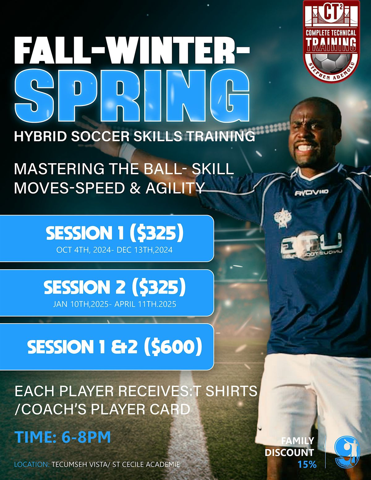 Hybrid Soccer Skills Training (Fall-Winter-Spring)