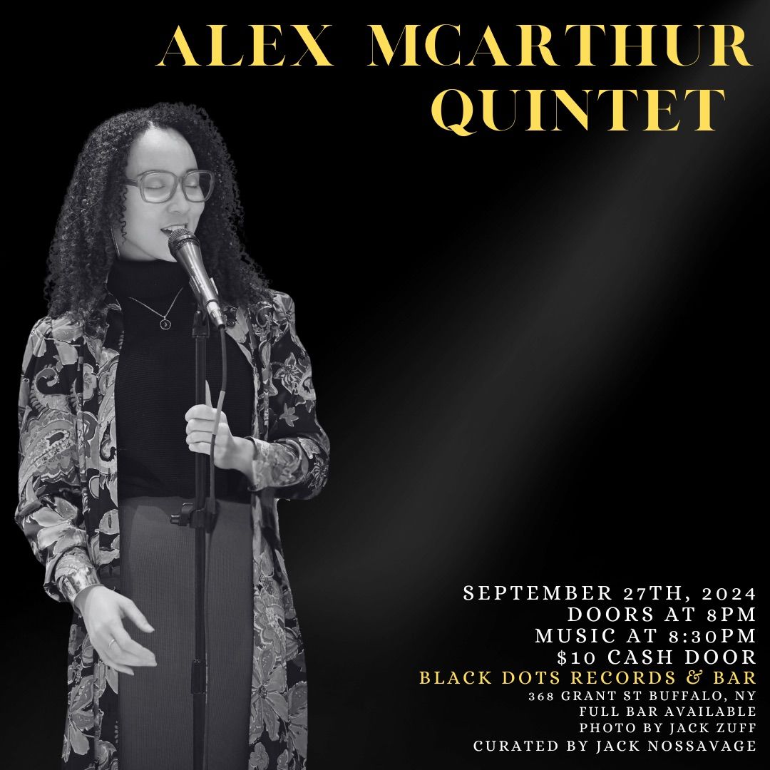 Alex McArthur Quintet @ BLACK DOTS Records & Bar - JAZZ