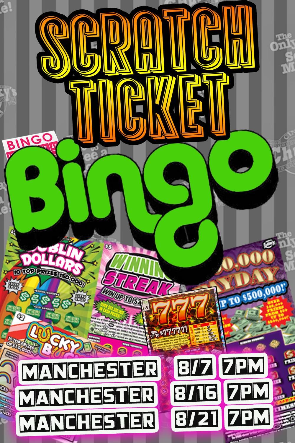 21+ Scratch Ticket BINGO Night!!!