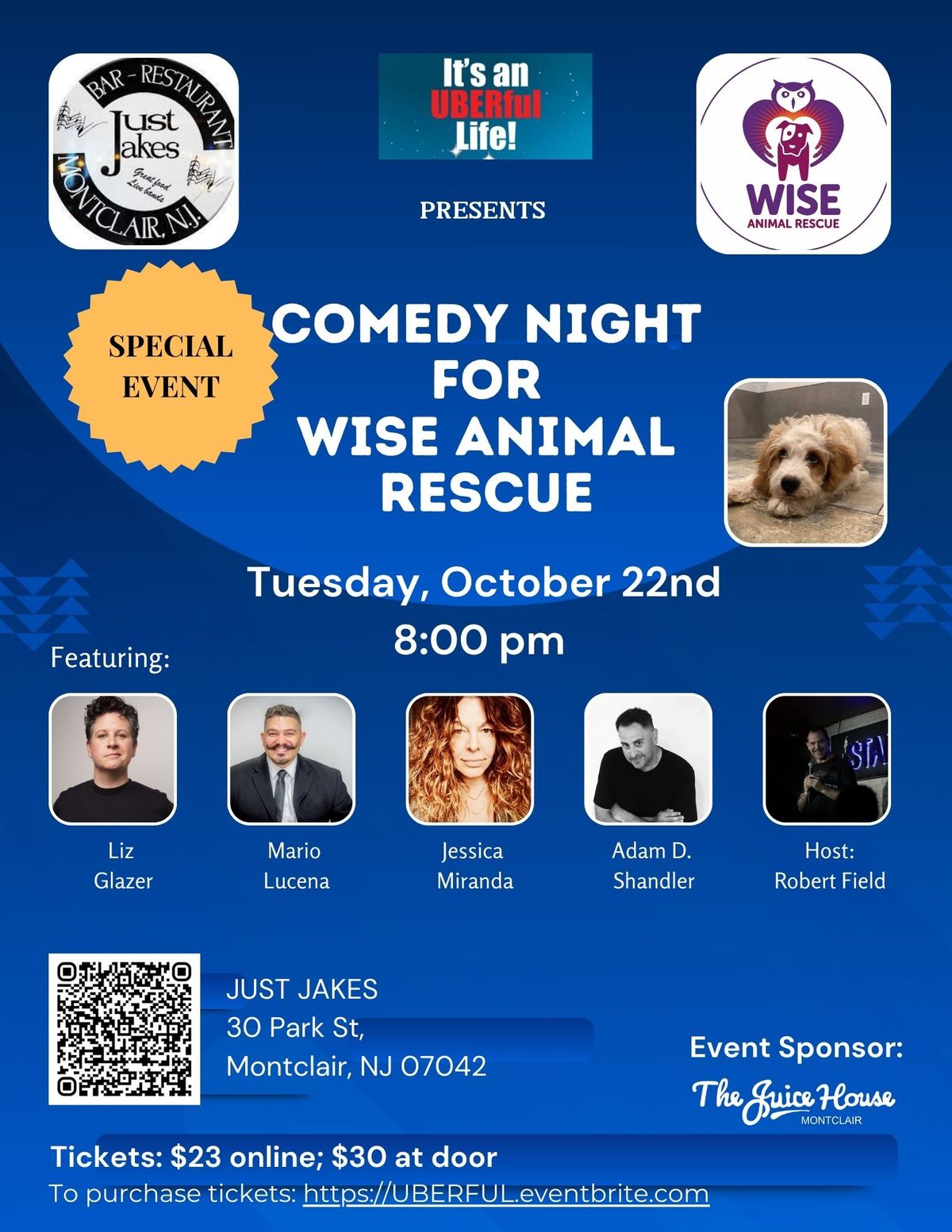 Comedy Night for Wise Animal Rescue