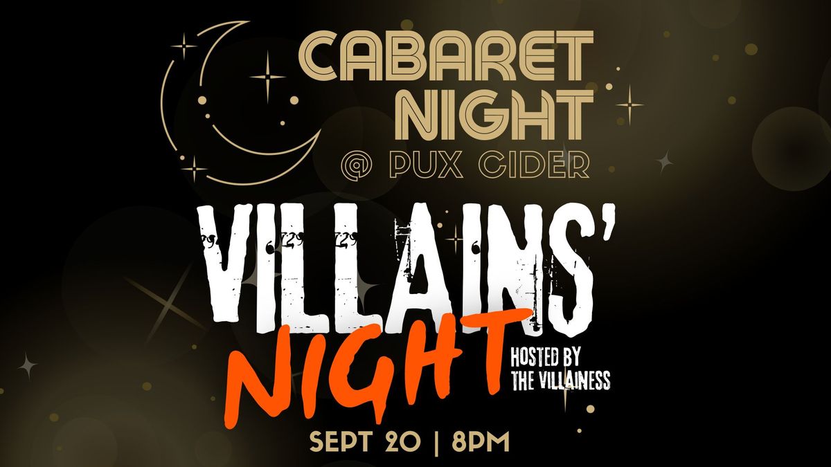 BPP Presents: Villains' Night Cabaret