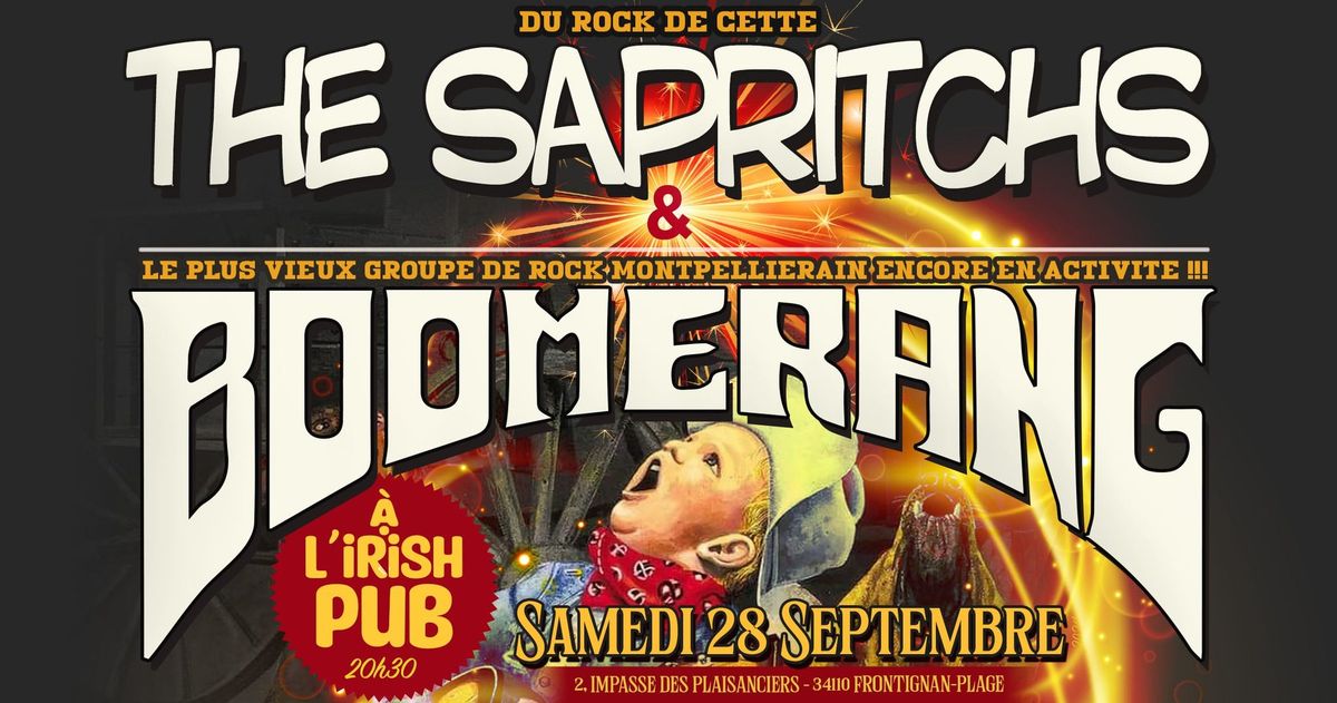 BOOMERANG\/THE SAPRITCHS-IRISH PUB FRONTIGNAN-PLAGE