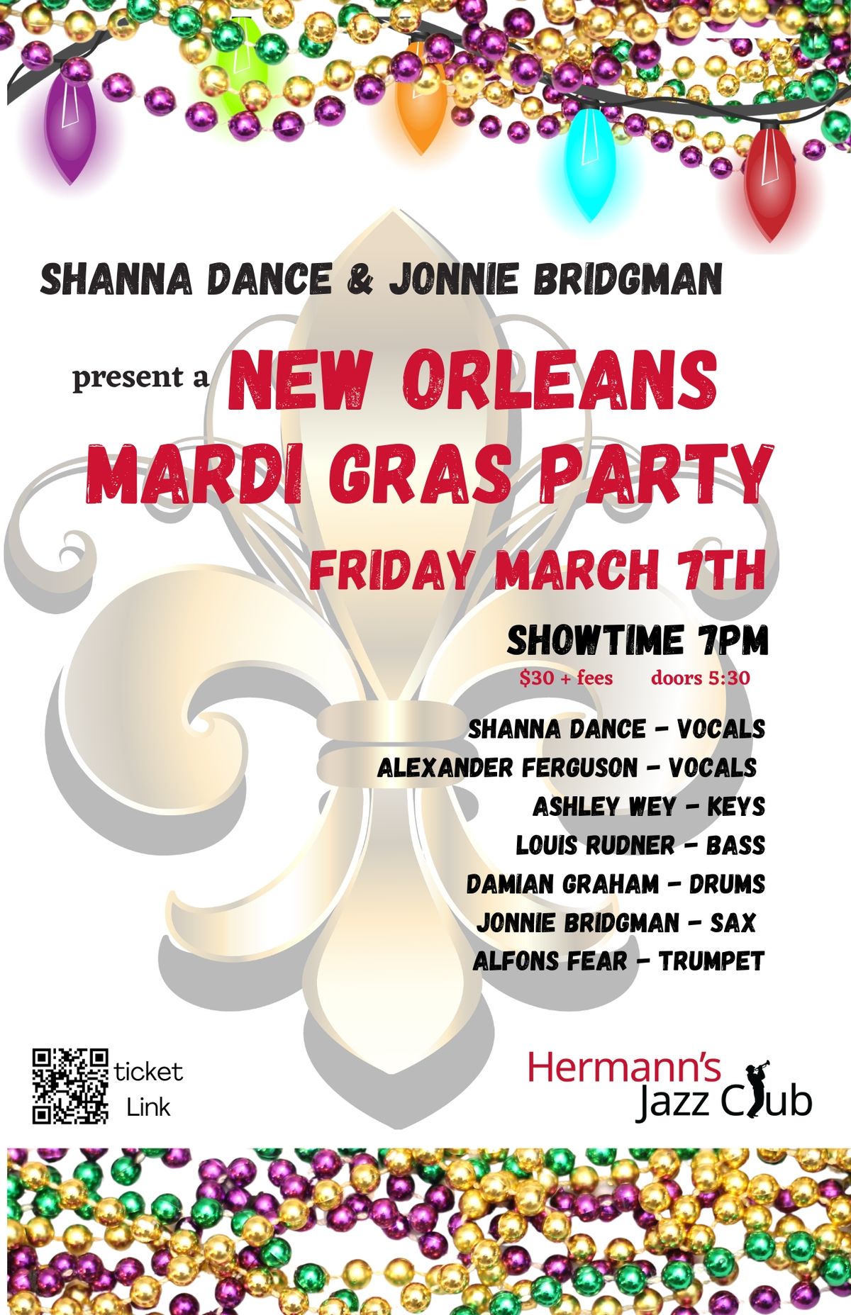 New Orleans Mardi Gras Party