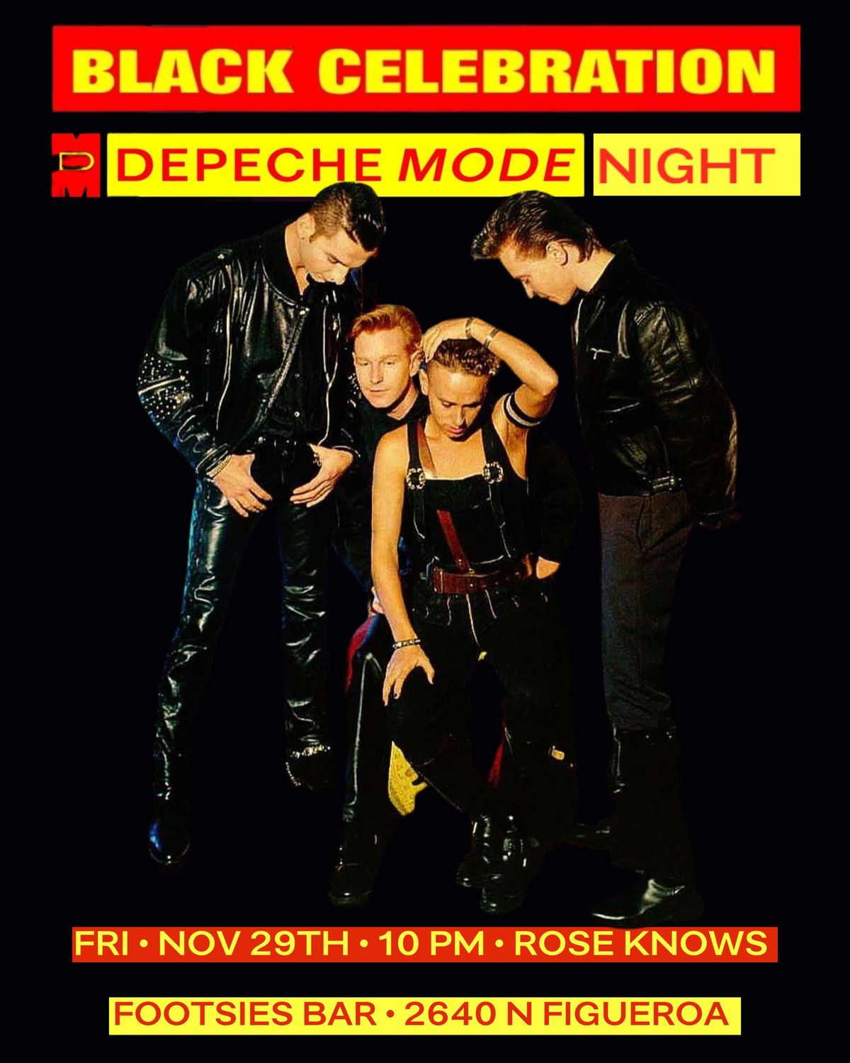 Black Celebration! Depeche Mode Night!