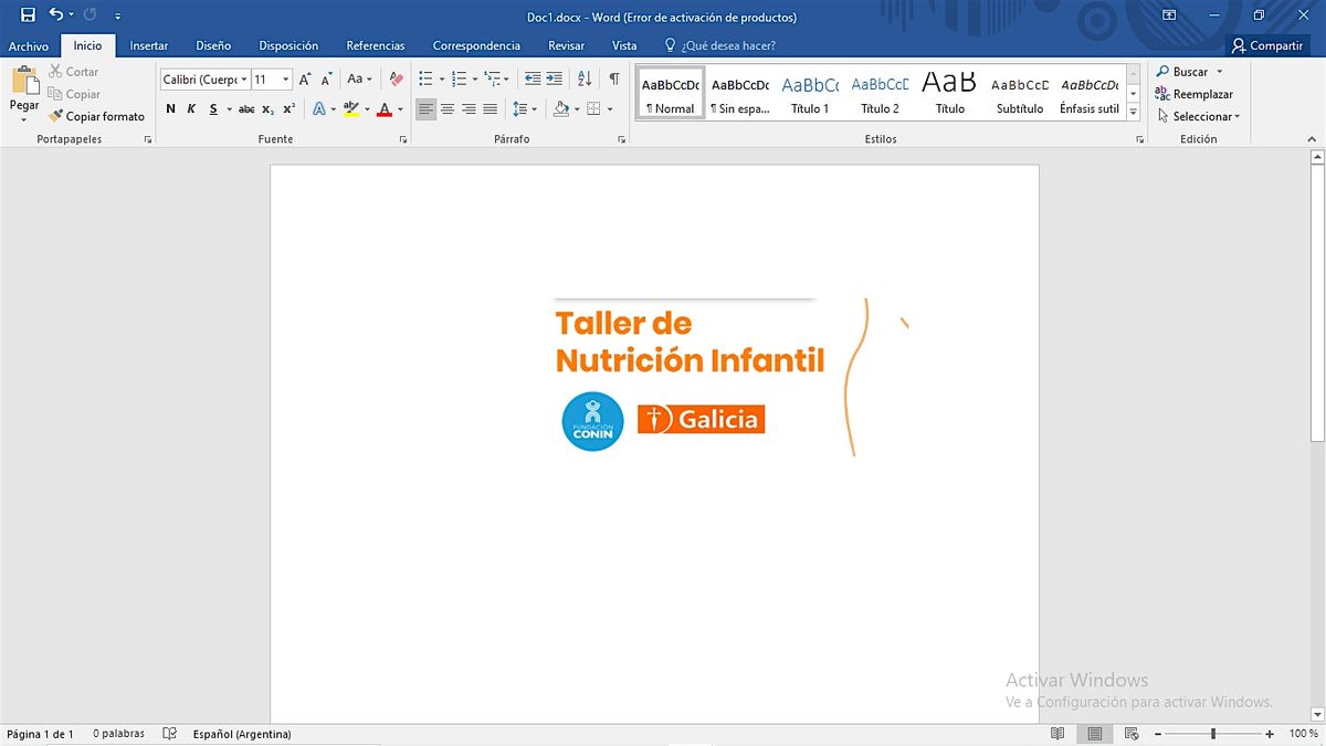 Taller de Nutrici\u00f3n y Desarrollo Infantil - Mar del Plata, Bs. As.