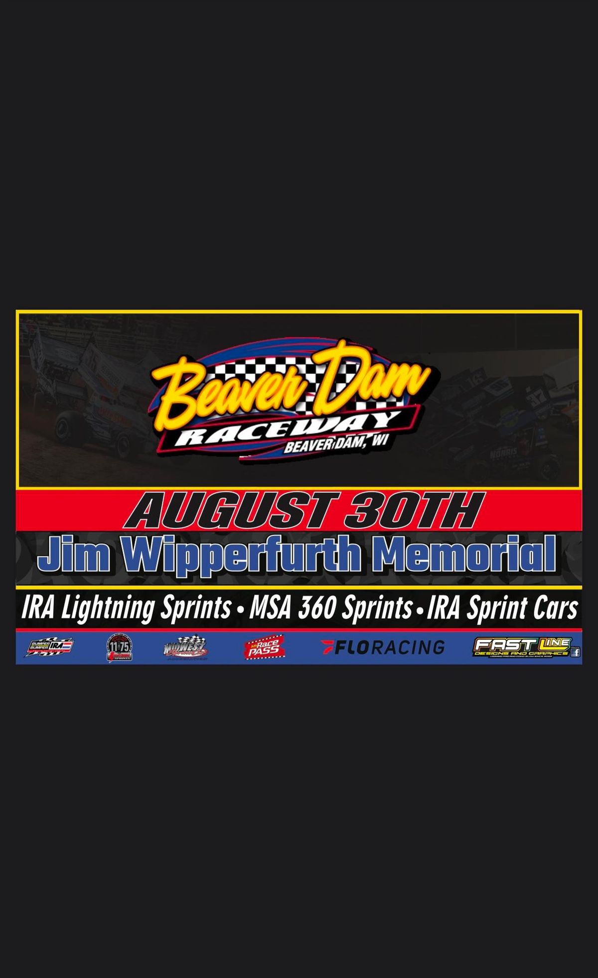 Jim Wipperfurth Memorial - IRA Sprint Cars, MSA 360 Sprints, IRA Lightning Sprints