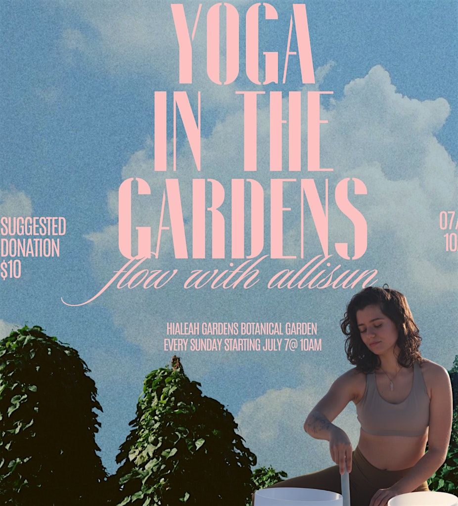 RSVP through SweatPals: Yoga in the Gardens