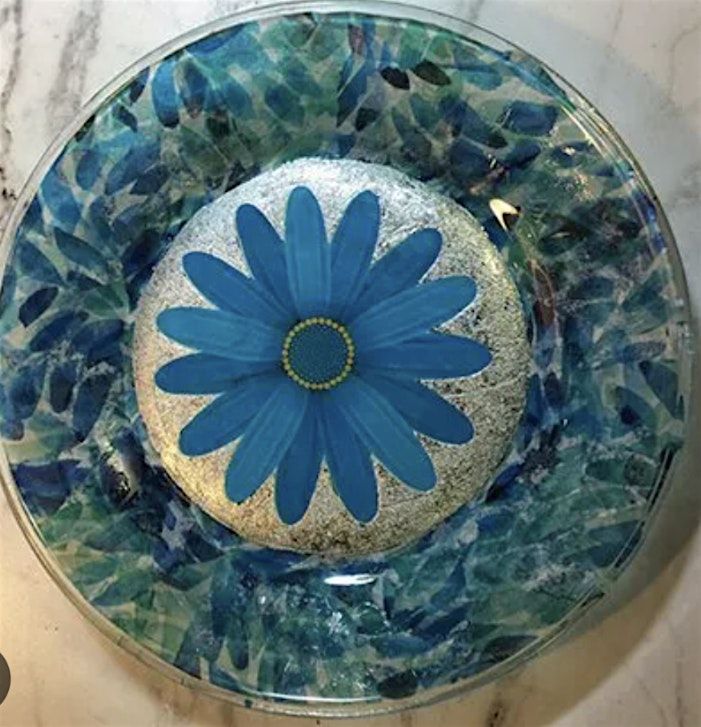 Reverse Decoupage Decorative Platter Class