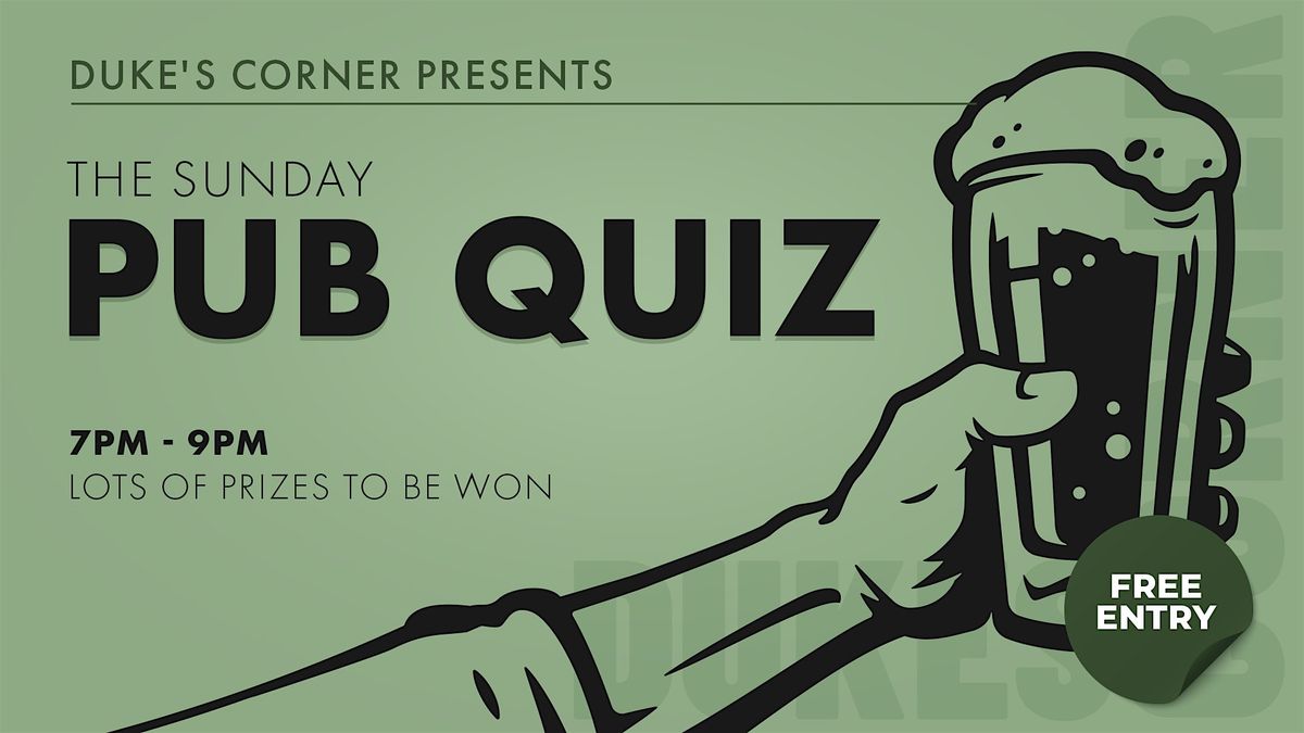 The Sunday Pub Quiz