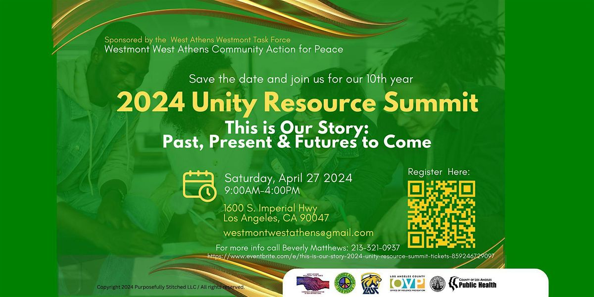 "This is Our Story" 2024 Unity Resource Summit