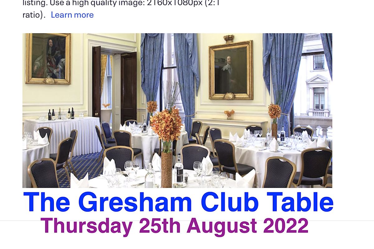 Augusts Club Table at the IoD, IoD, London, 25 August 2022