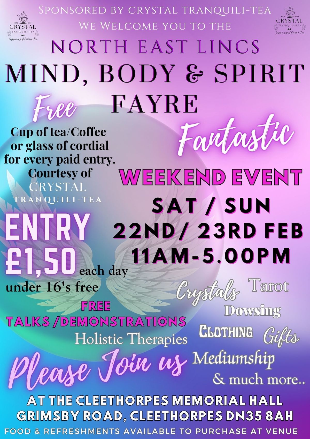 North East Lincs-Mind,Body & Spirit Fayre