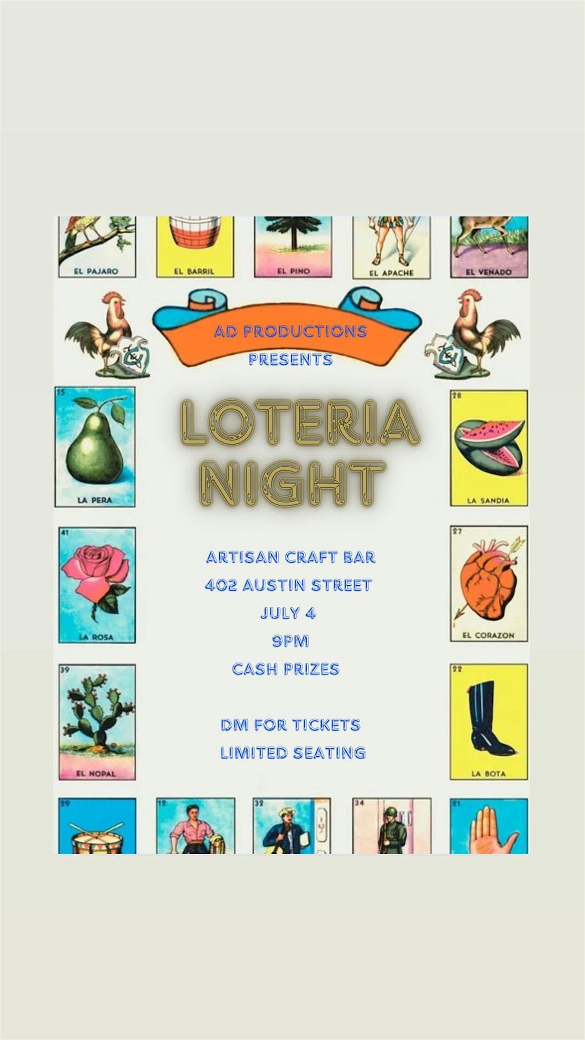 AD productions presents Loteria Drag Night