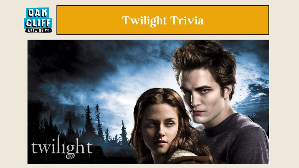 Twilight Trivia Night + Three Smiths Pizza