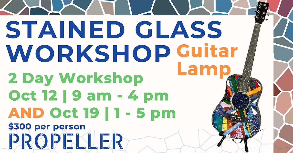 Stained Glass Workshop: Guitar Lamp