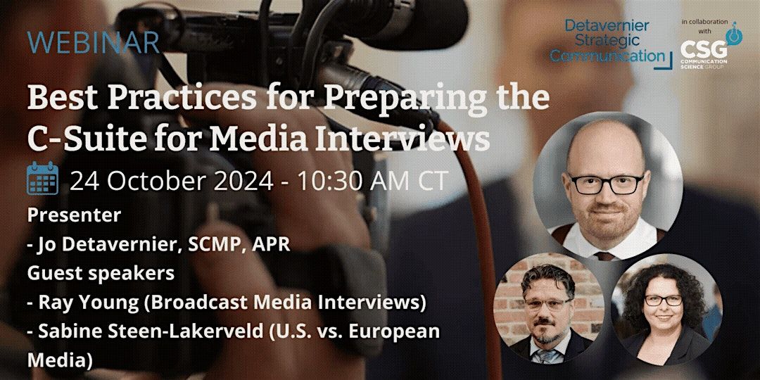 Best Practices for Preparing the C-suite for Media Interviews