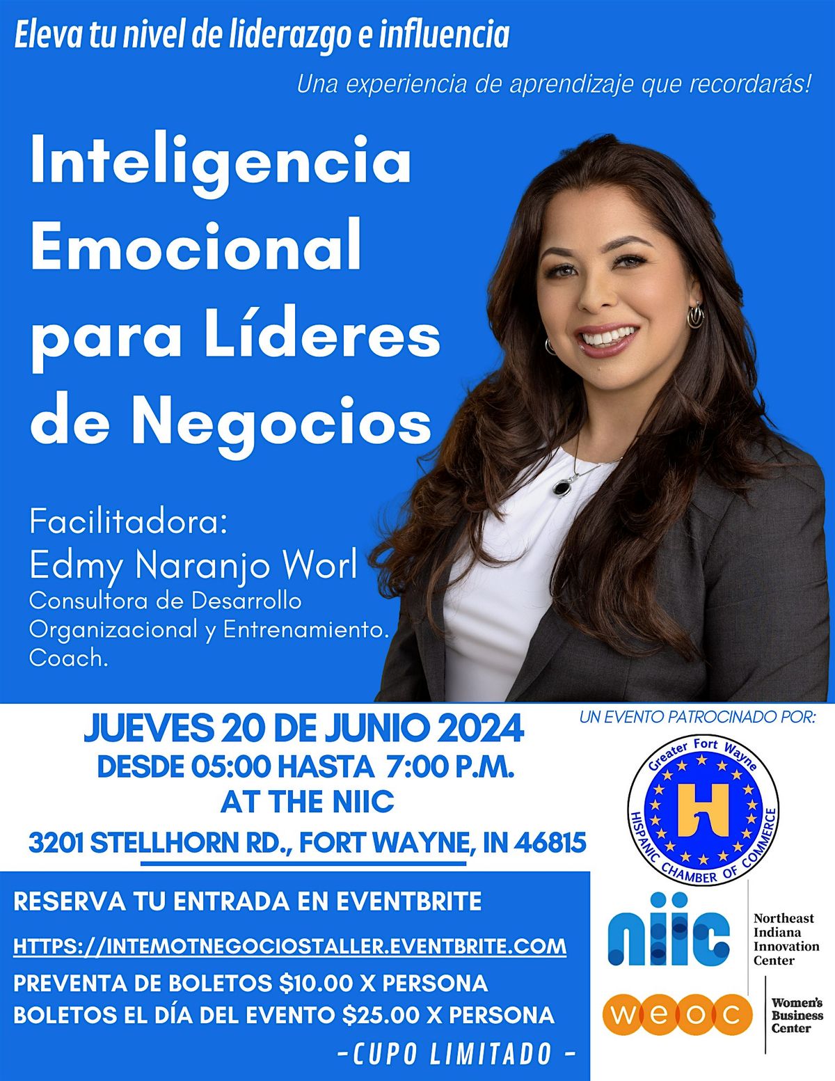 Taller: Inteligencia Emocional para L\u00edderes de Negocios en tu idioma