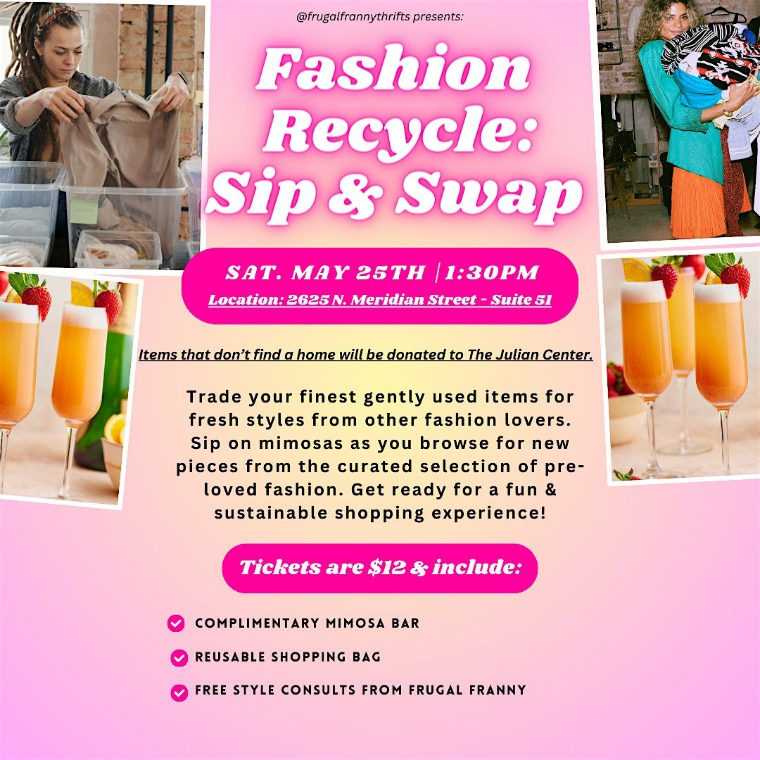 Fashion Recycle: Sip & Swap