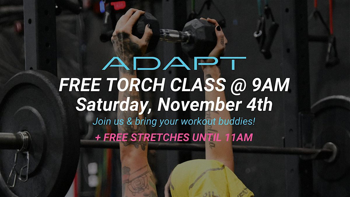 FREE Class Every 1st Saturday of Every Month!